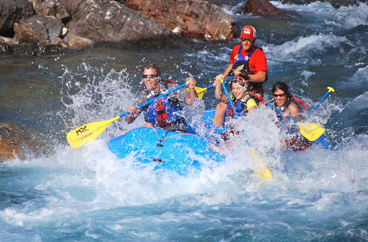 Glacier Guides white-water rafting trips.